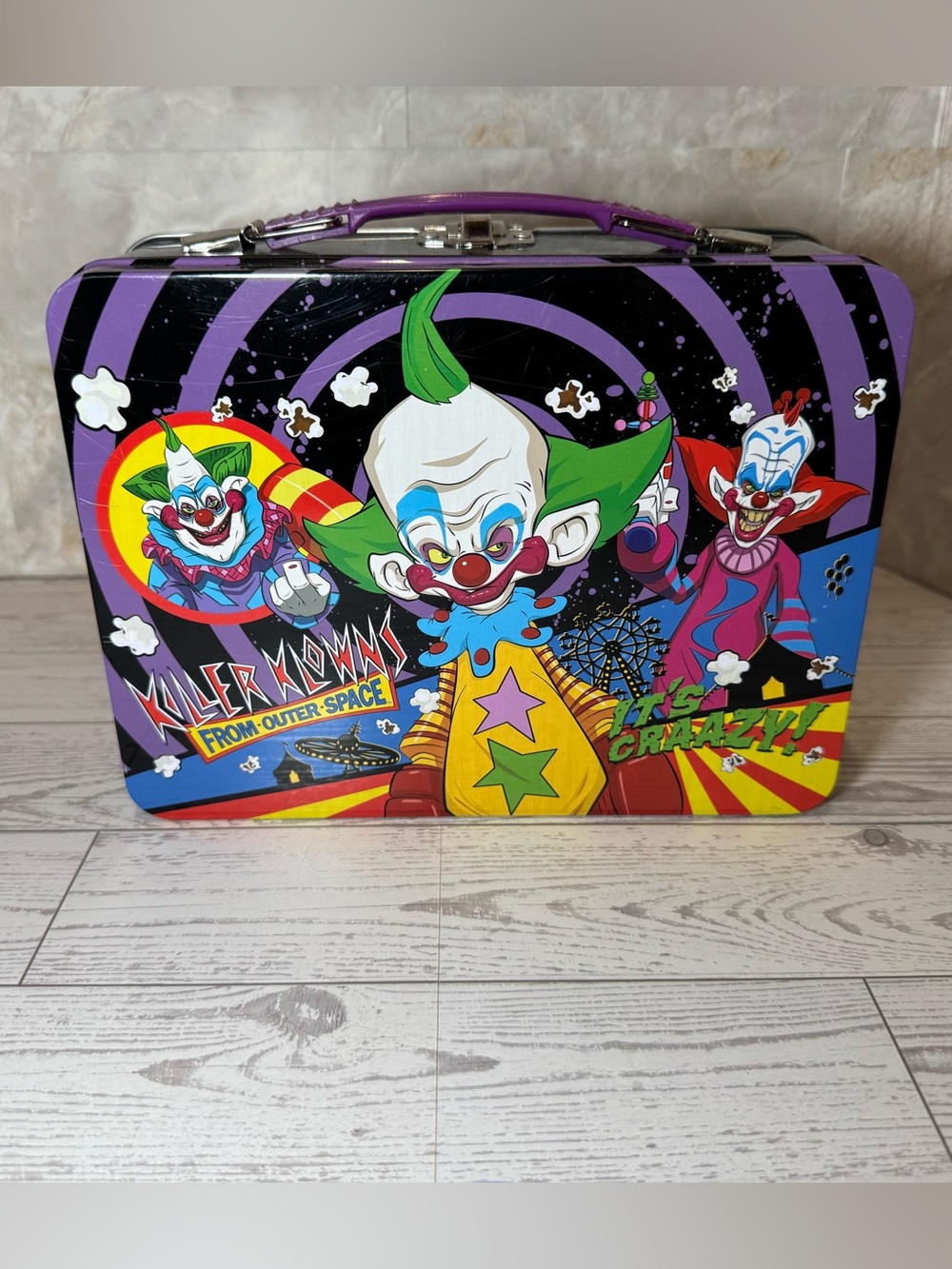 Killer Clown Metal Lunchbox - Bright Multicolor